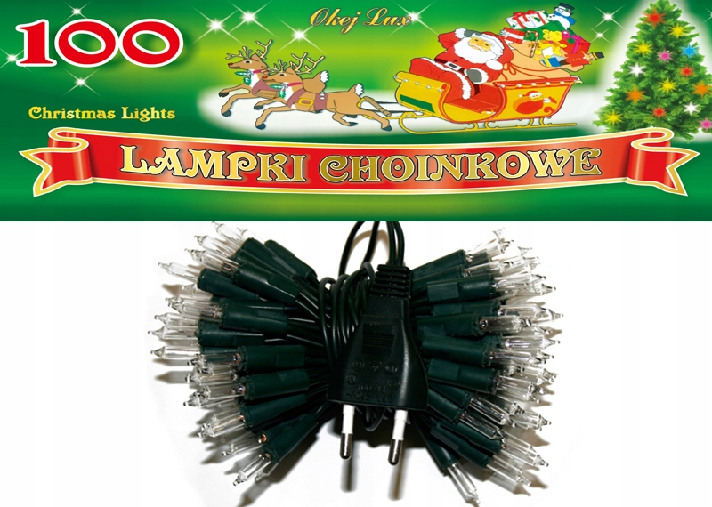 

Lampki Choinkowe Żarówki Sznur 5M Gniazdo Żółte