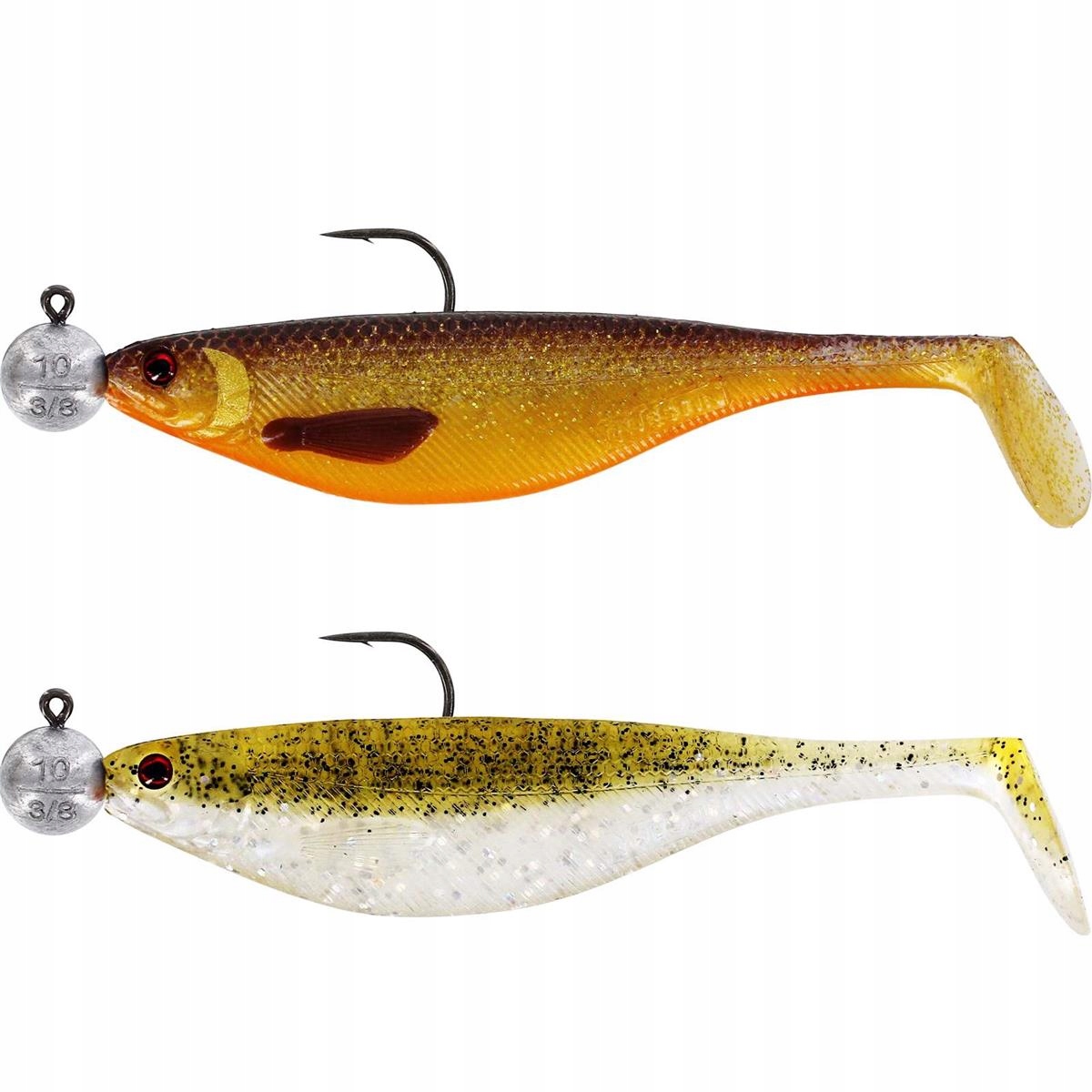 Westin zestaw uzbrojonych gum ShadTeez 9cm 7g#4/0 Clear Water Mix 1 2szt.