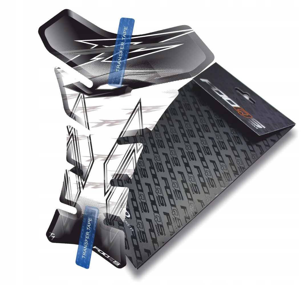 Tank-pad od firmy Fooqs pro Yamaha FZ-6 Bílý