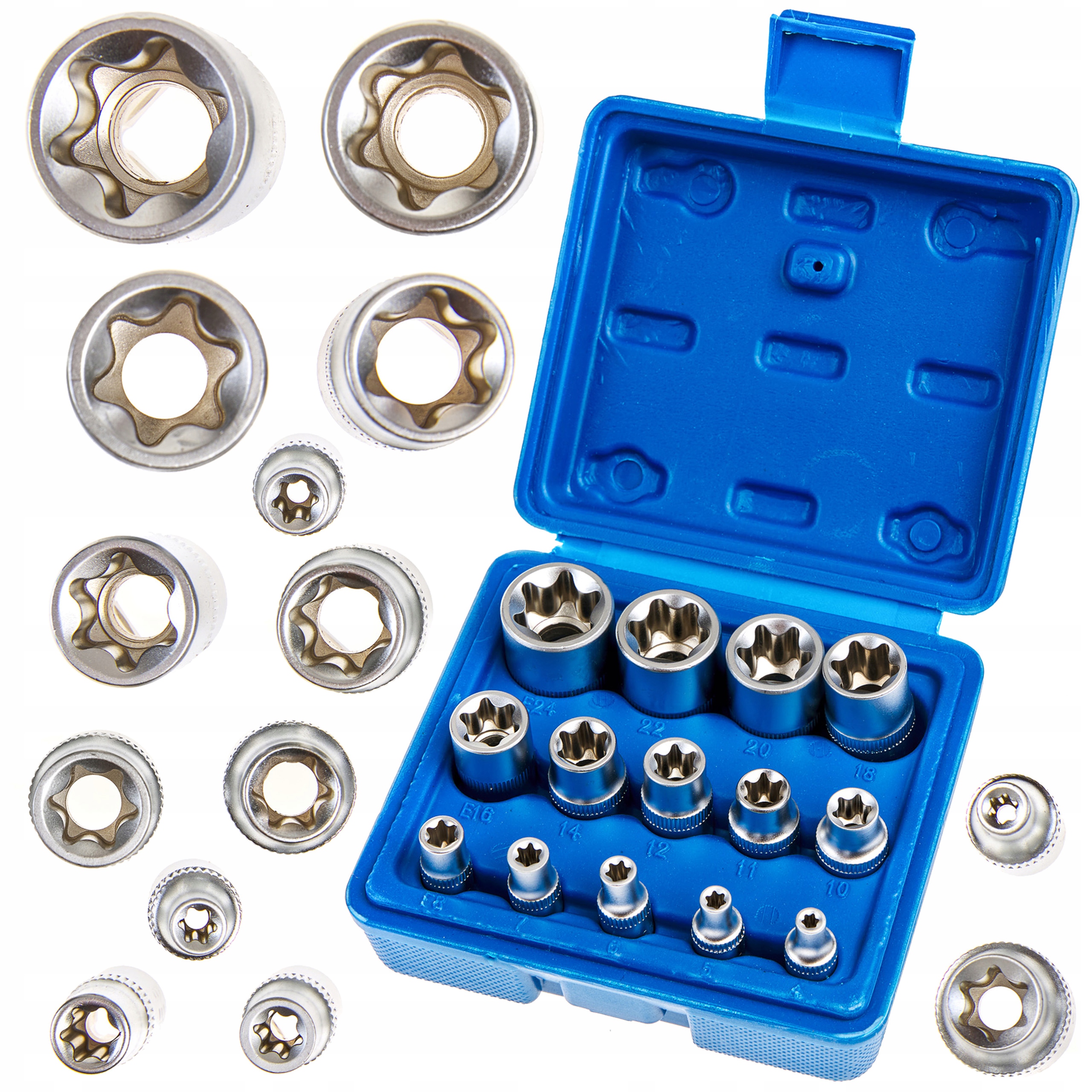 

Zestaw Nasadek Torx Wewnetrzny E4 E24 14SZT Torxy