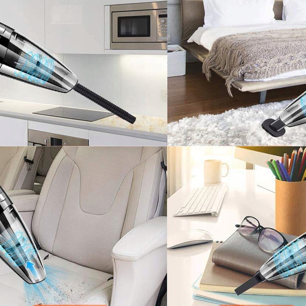 ODKURZACZ RĘCZNY BEZPRZEWODOWY SAMOCHODOWY AKUMULATOROWY FILTR + KOŃCÓWKAMI Czas pracy bezprzewodowej 30 min