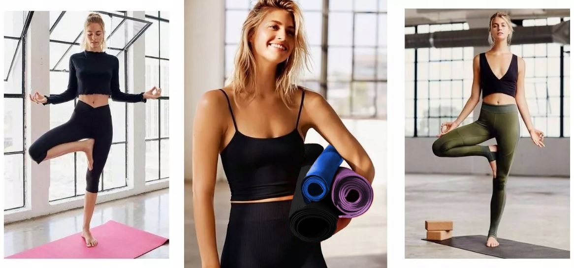 MATA DO ĆWICZEŃ JOGA FITNESS - STAR GRUBA CZARNA GIMNASTYCZNA 183x61x1,0 Rodzaj do ćwiczeń