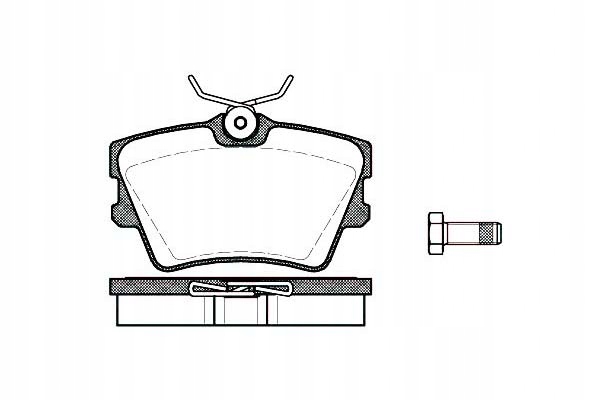 roadhouse тормозные колодки vw transporter /