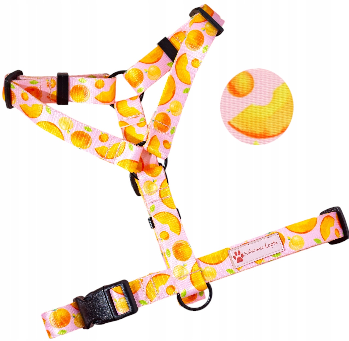 Levně Postroj Guard Vycházkový Pro Psa Broskve Široká Páska 3cm M