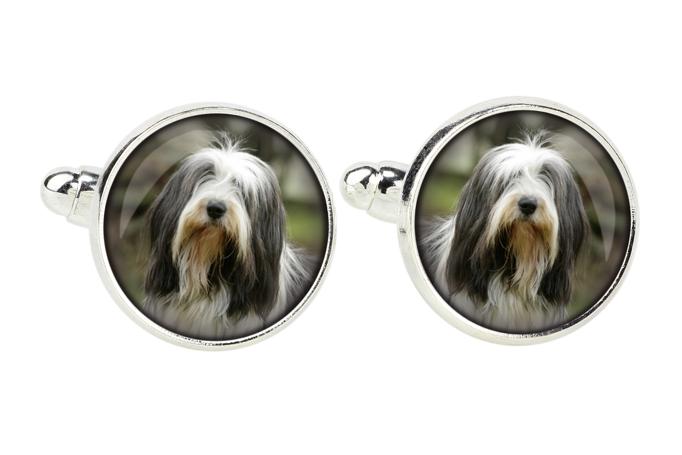 

Bearded Collie Spinki do mankietów Twoje zdjęcie