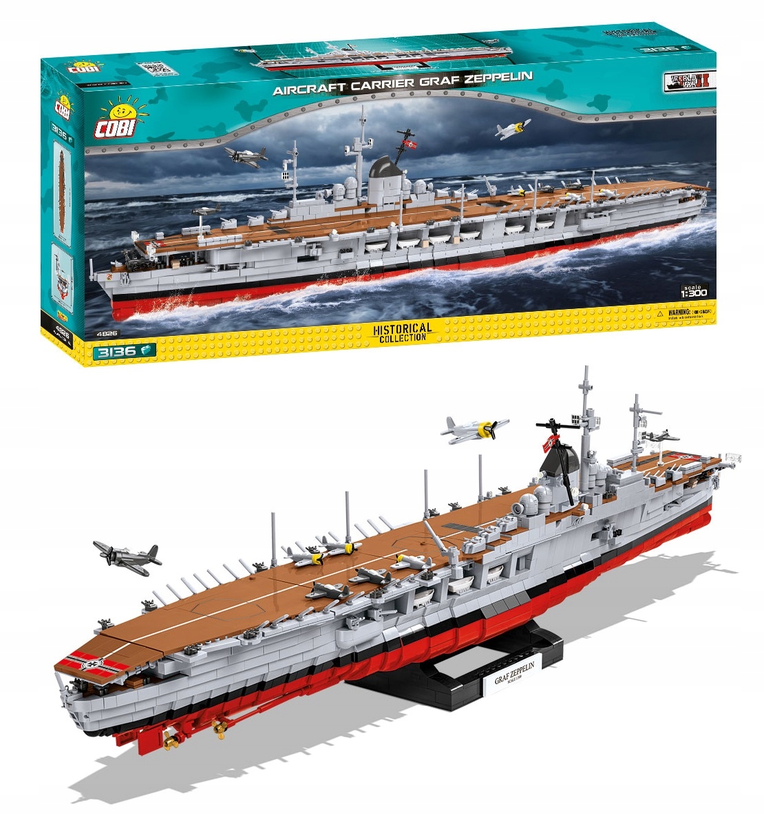 

Cobi 4826 Niemiecki Lotniskowiec Graf Zeppelin