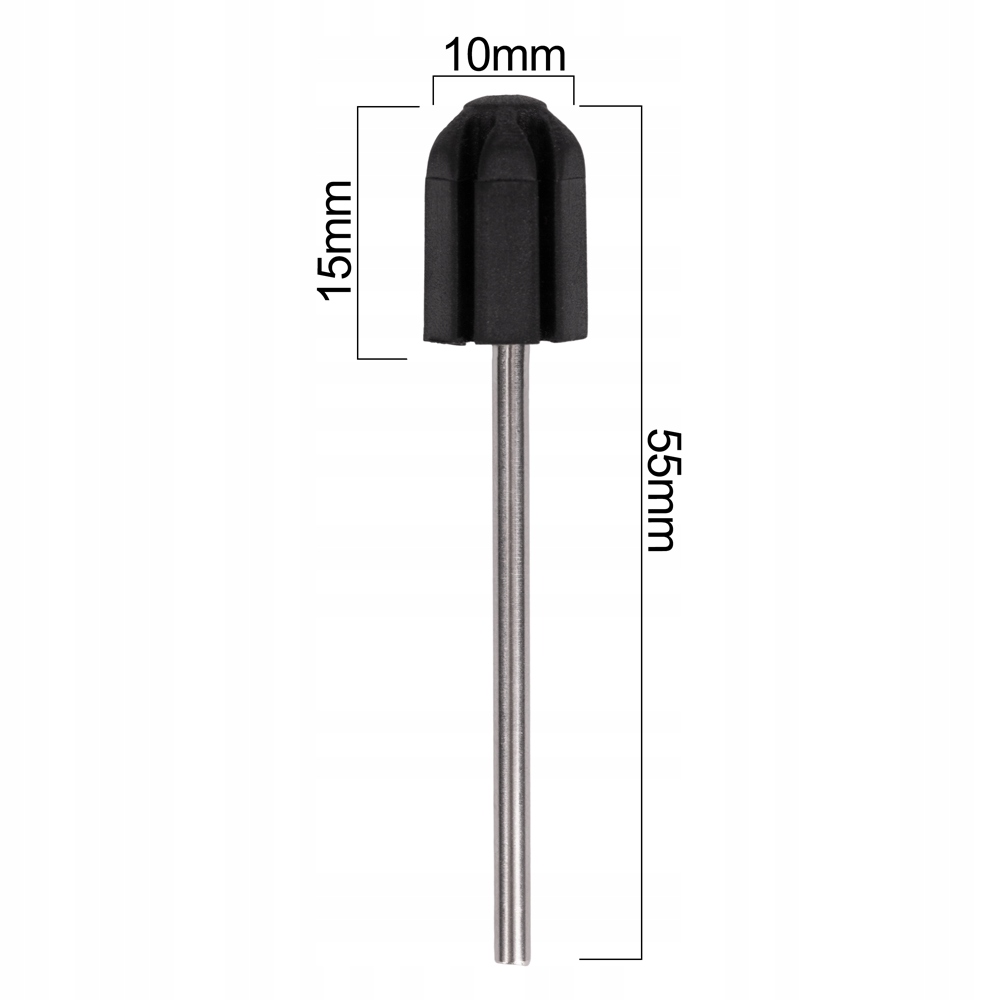 TRZPIEŃ GUMOWY FREZ NOŚNIK MANDREL KAPTURKI PEDICURE 10MM Kod producenta 535871