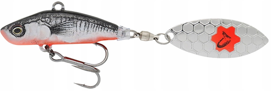 Savage Gear 3D Sticklebait Tailspin 7,3cm Black Red 76815