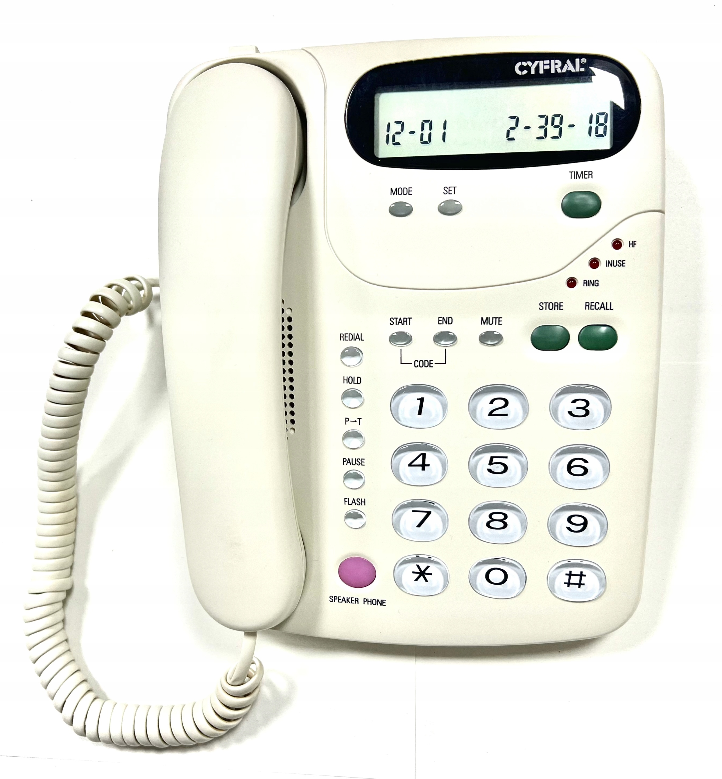 Telefon stacjonarny przewodowy Cyfral C-988