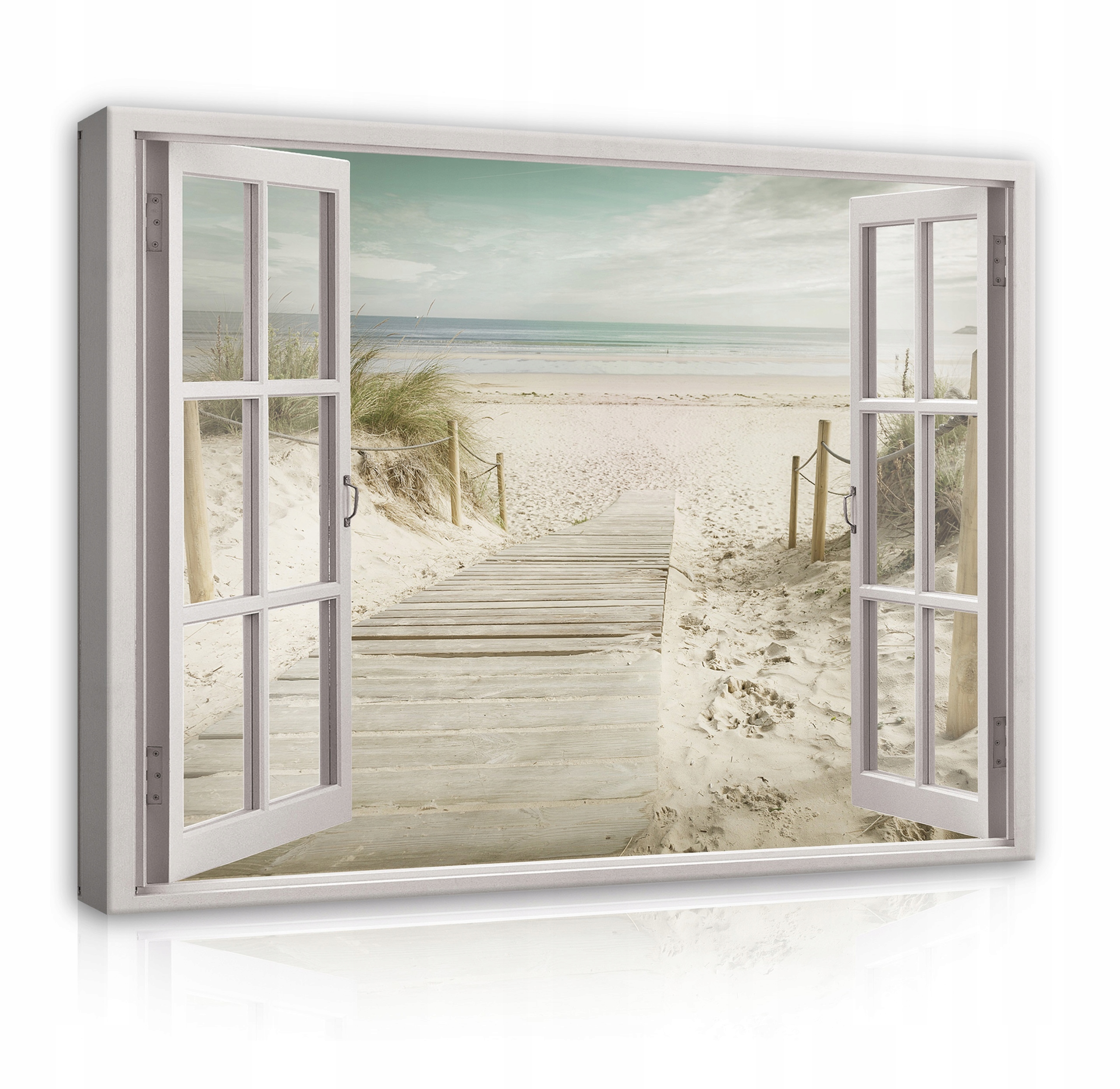 

Obraz Na Ścianę Plaża Morze Okno Do Salonu 100x70