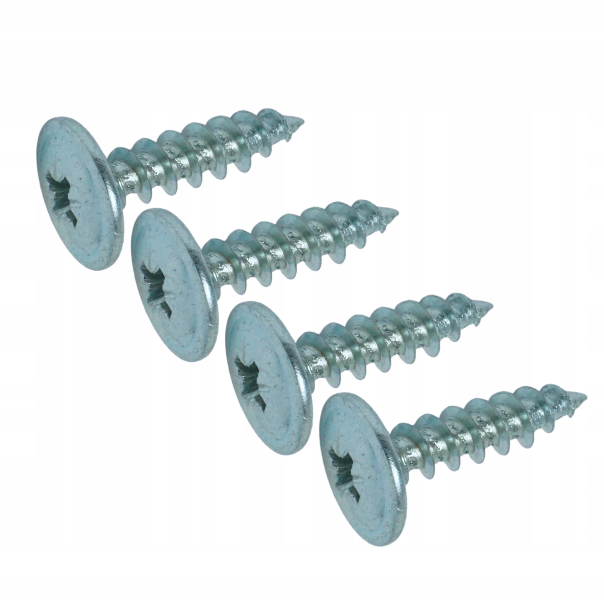 Šrouby 6,0 x 20 mm kalené pro unixové dřevo, pozink, bílá barva