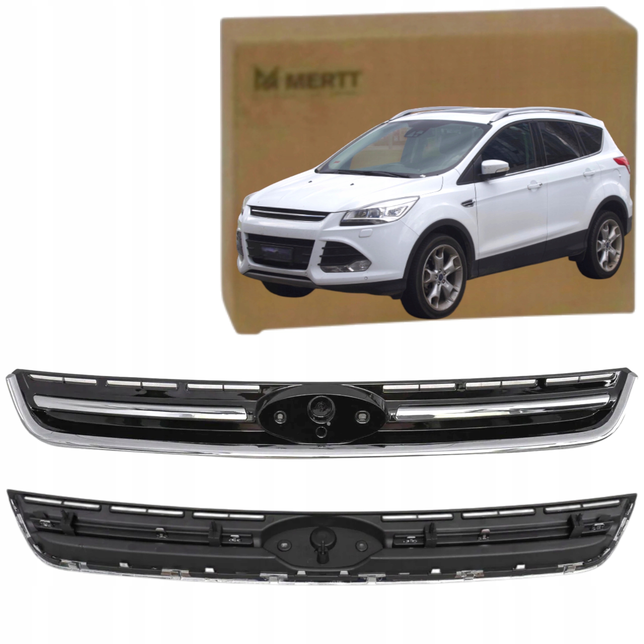 Ford Kuga MK2 II 2013-2016 Atrapa chladiče Grill Přední DV458200ABW