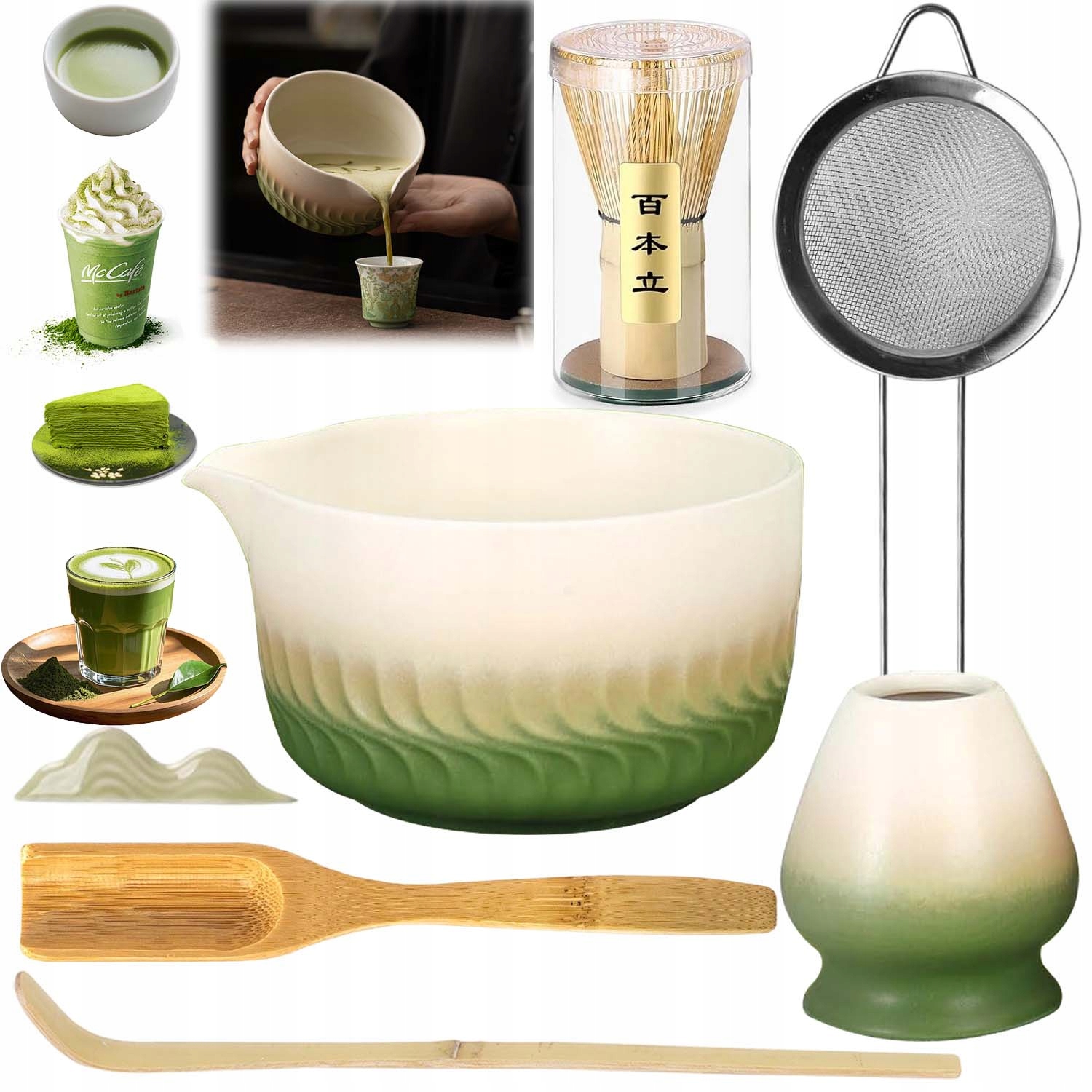 Zestaw Prezentowy Do Herbaty Matcha Zestaw Matcha Z Trzepaczką