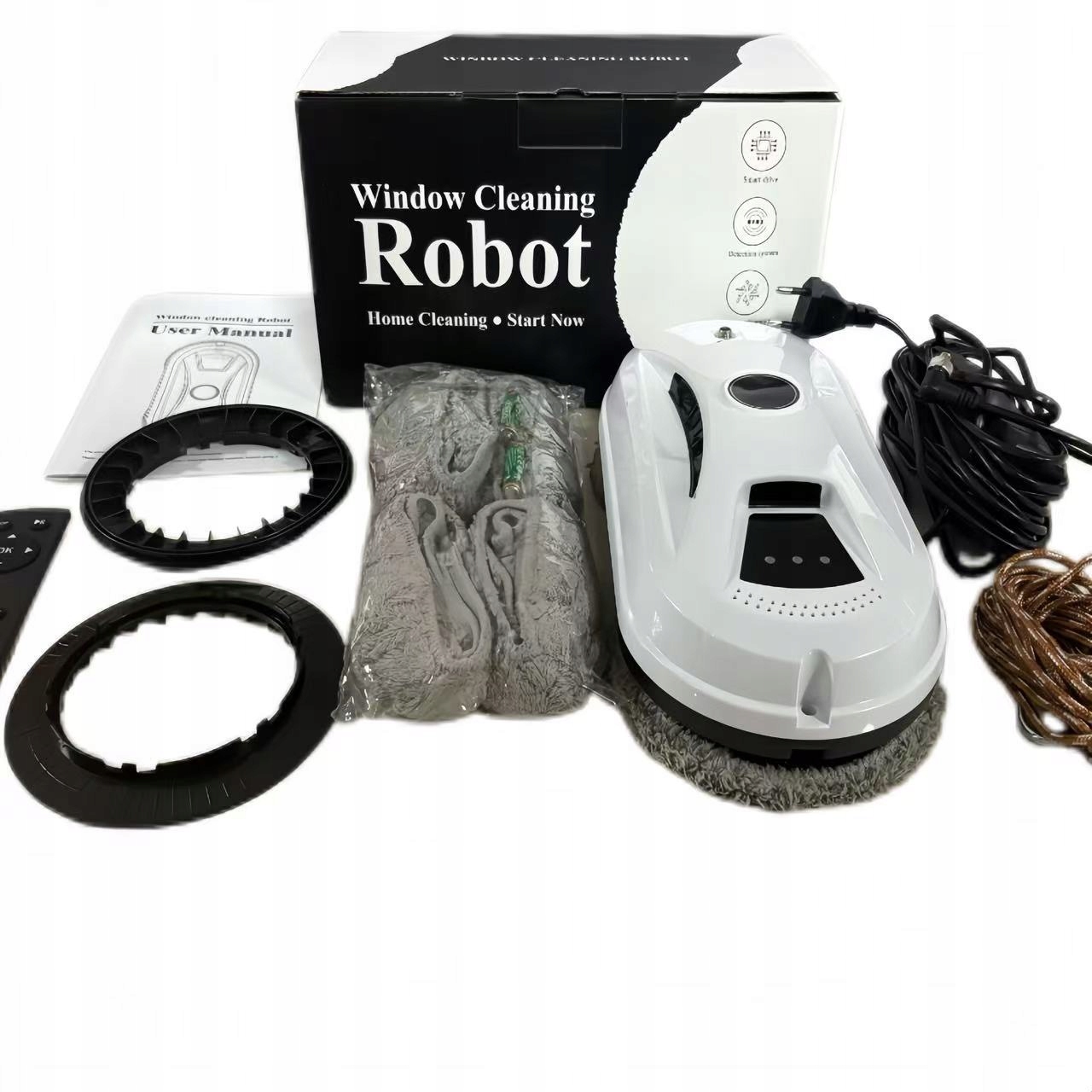 Robot Do Mycia Szyb Okien Luster Myjka Automatyczna Inteligentna Zestaw