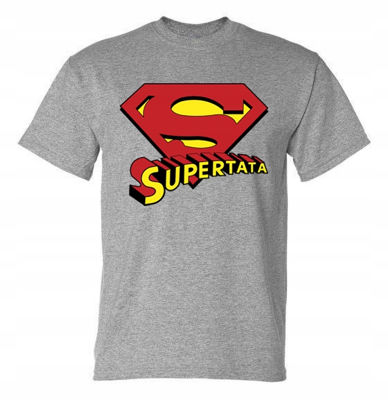 

T-shirt Meska Koszulka Super Tata S-xxl Tu M