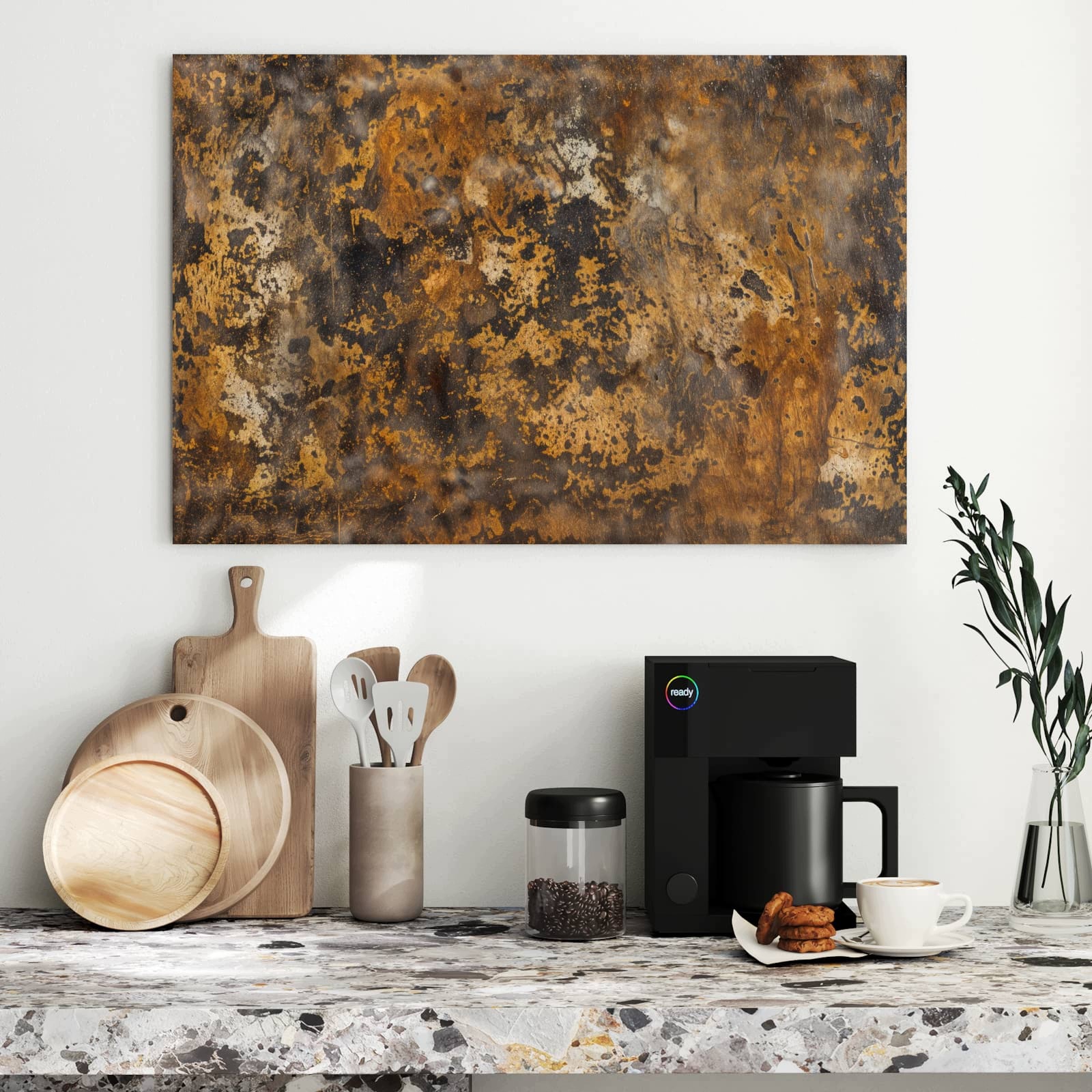 Magnetická tabule Zardzewiale Textura 90 × 60 cm