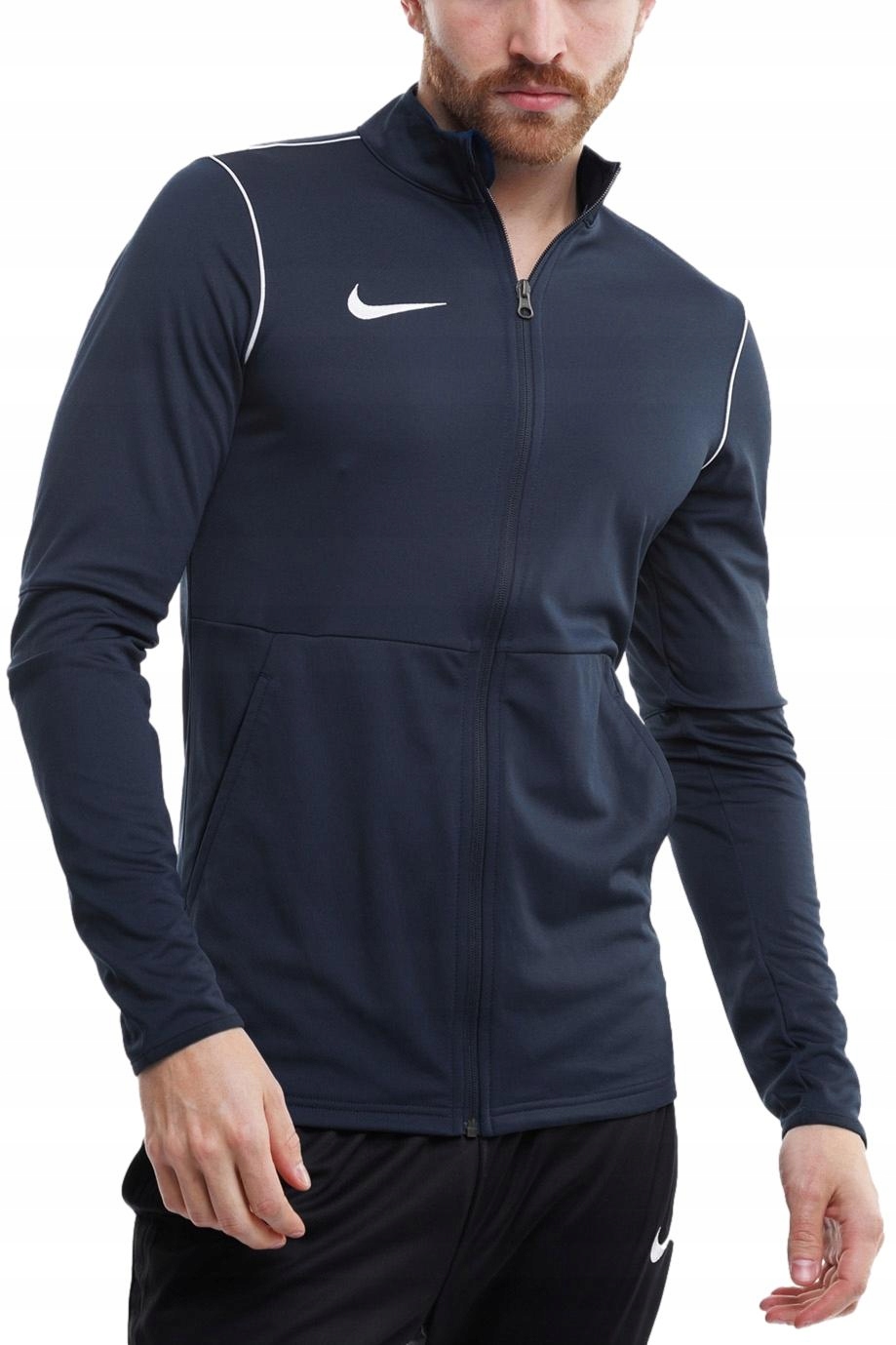 Pánská Mikina Nike Park 20 Sportovní rozepínací Dri Fit se stojáčkem, modrá, velikost XXL