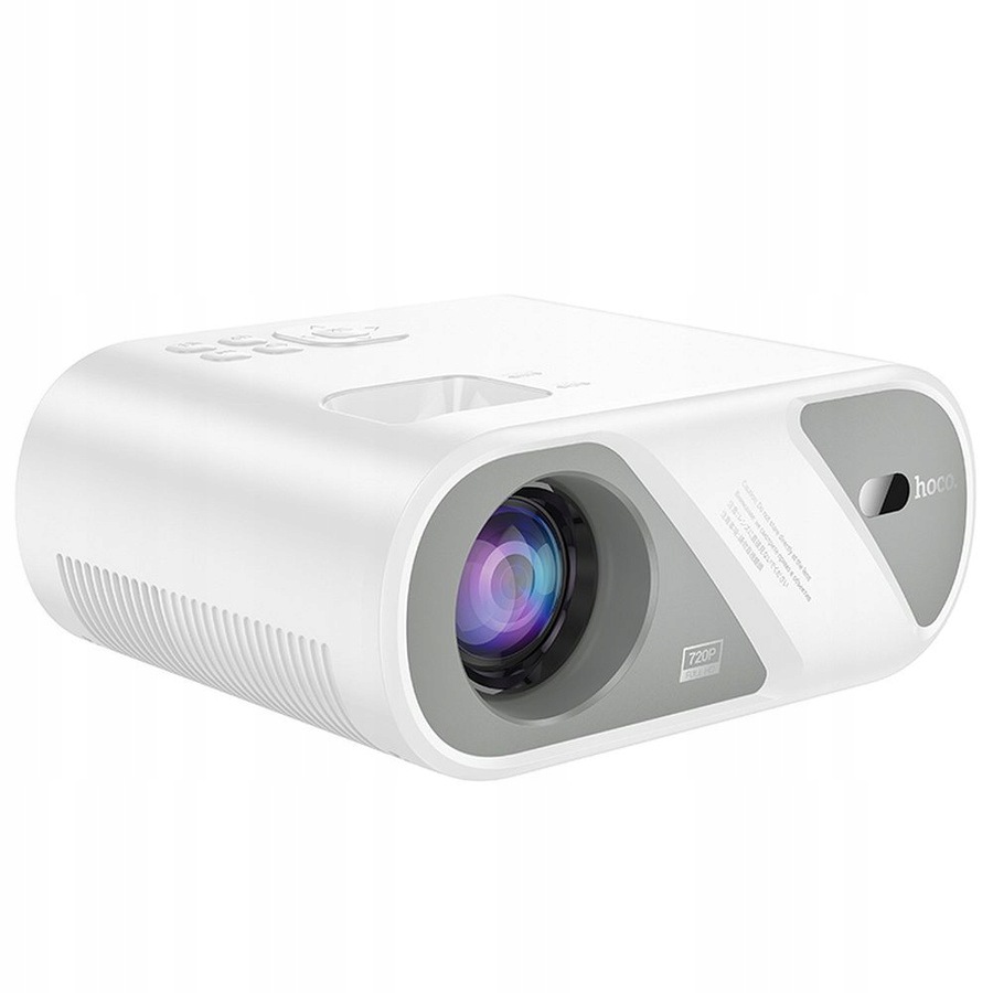 Projektor Hd Ready Hoco Wi-Fi Bluetooth 720P DT1 bílý