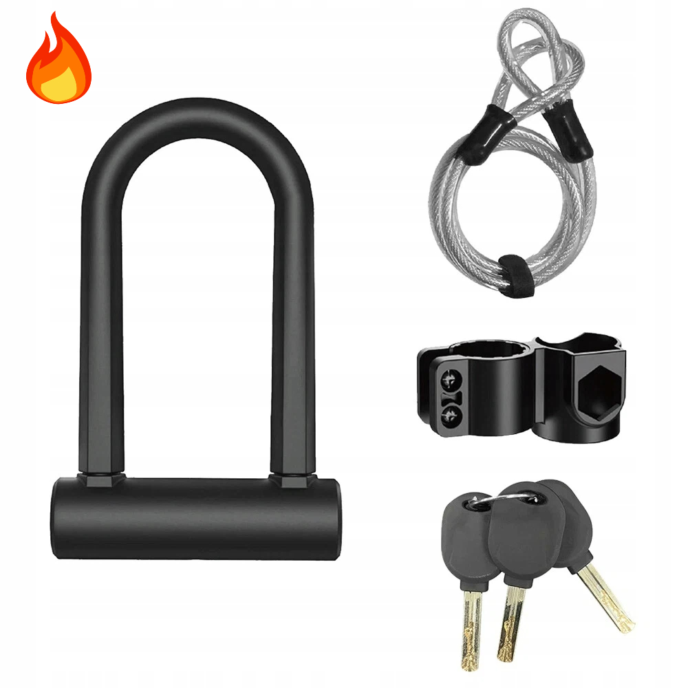 U-lock Multifunkční Zámek Na Kolo Pro Jízdní Kola A Motocykly