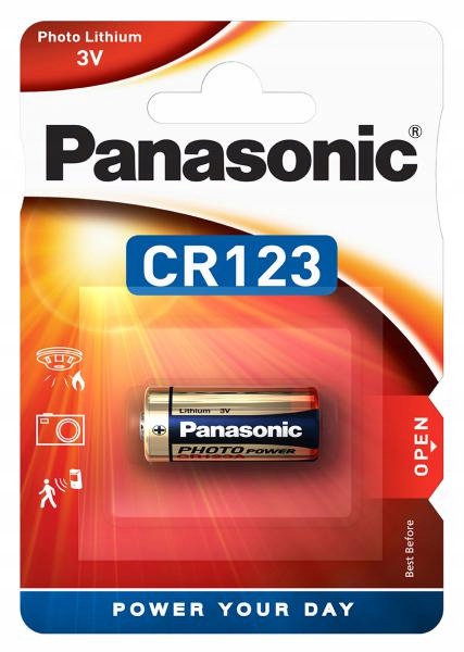 

1 x Bateria Cr 123 Panasonic cana za 1szt