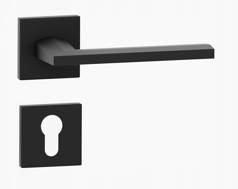 kliky klika Lavia Qr černá rozety Wb