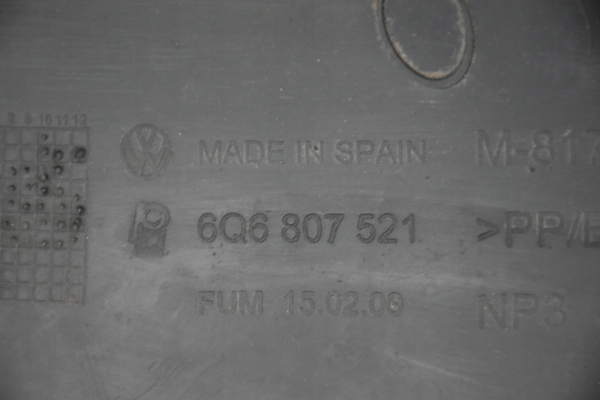 bumper rear rear part VW POLO IV 4 9N