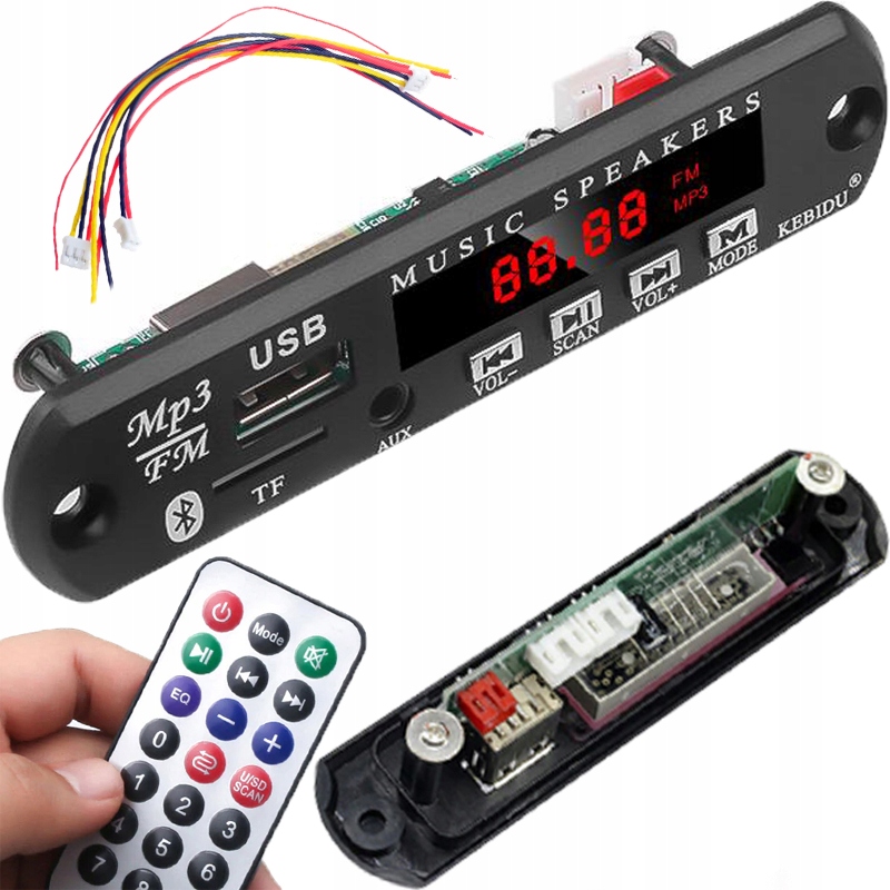 

Odtwarzacz Moduł Bluetooth MP3 Aux Radio Usb