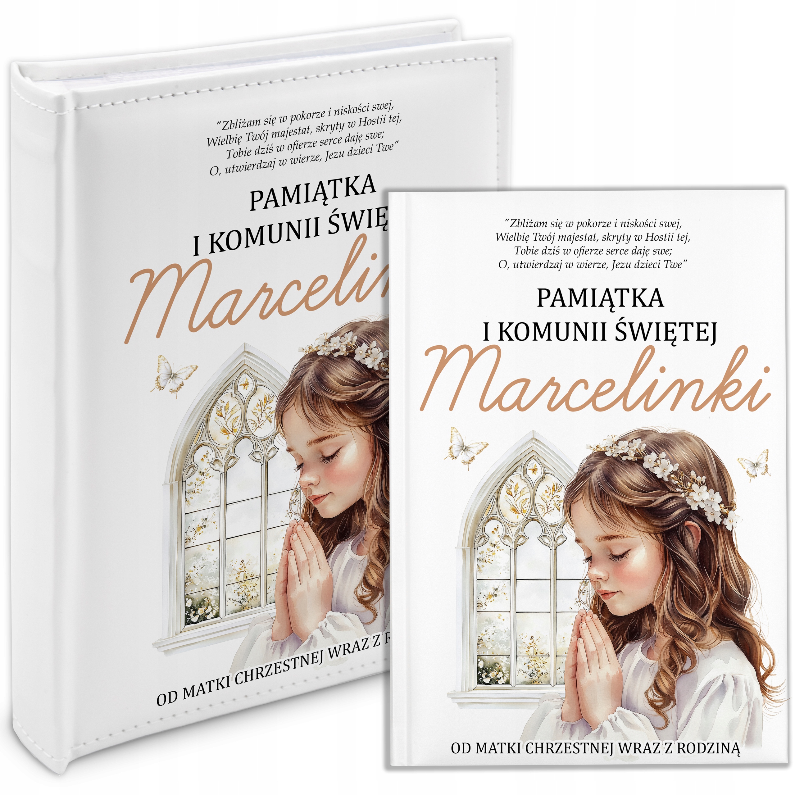 Sada Album Bible Dárek Památka Svatého Přijímání Od Kmotry Jméno