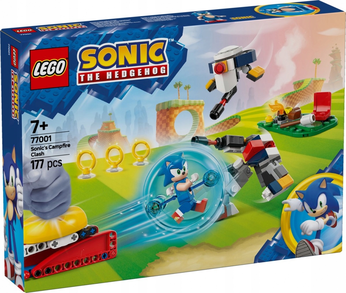 Lego Stavebnice Sonic 77001 Sonic a bivakovací bitva