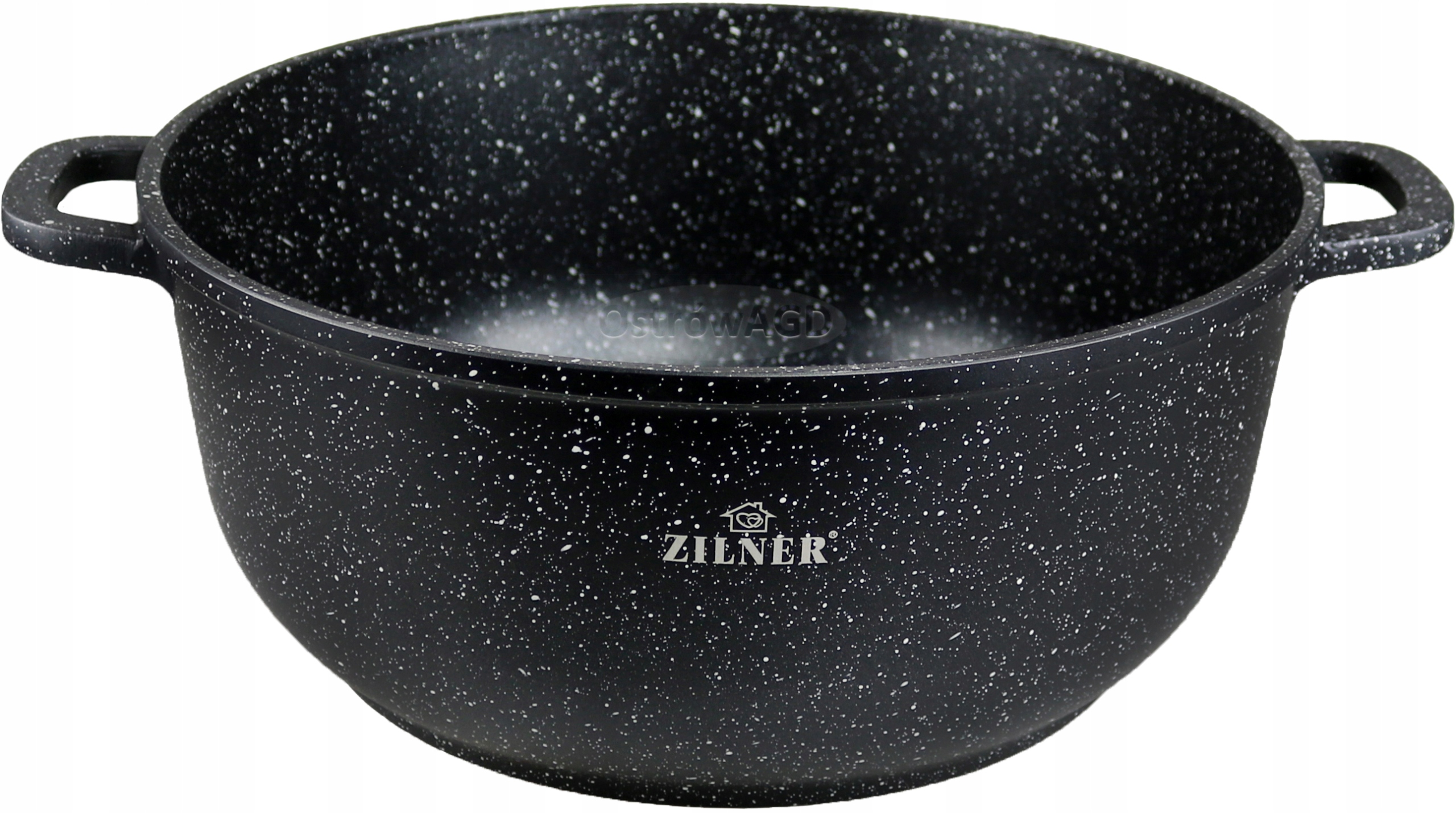 Komplet Garnków Marmurkowych Czarny 8 EL. ZILNER Liczba elementów w zestawie 8