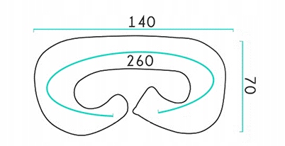 HUGE poduszka CIĄŻOWA TYP C ROGAL DO KARMIENIA W98 Rodzaj do spania