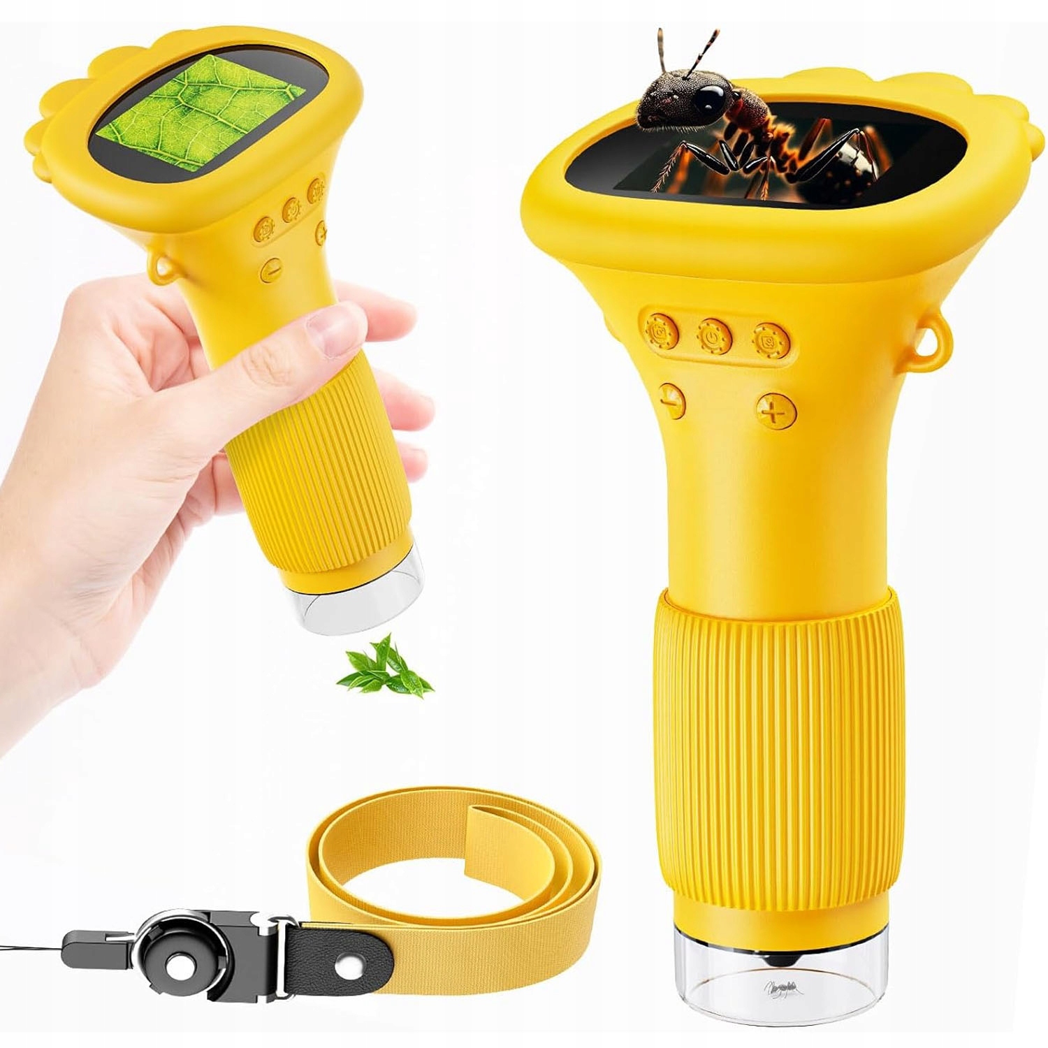 Mikroskop Cyfrowy Optyczny Kieszonkowy dla Dzieci Led Przybliżenie 1000X