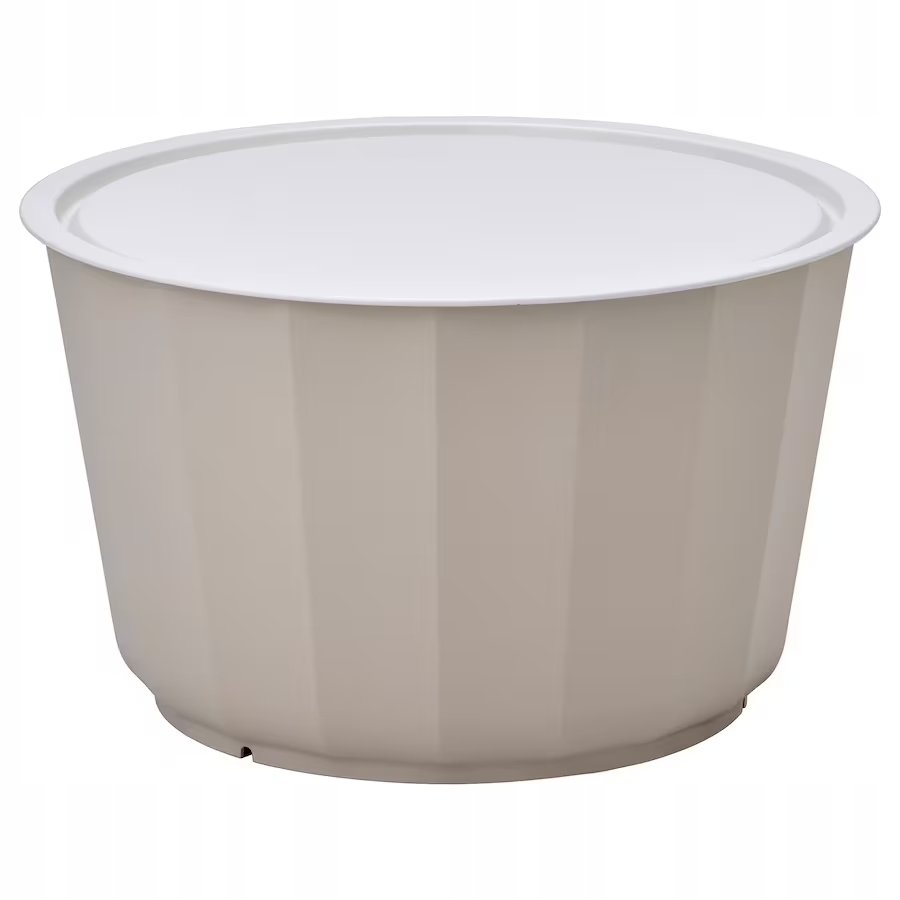 Ikea Lagaskar Stolik kawowy ogrodowy beżowy