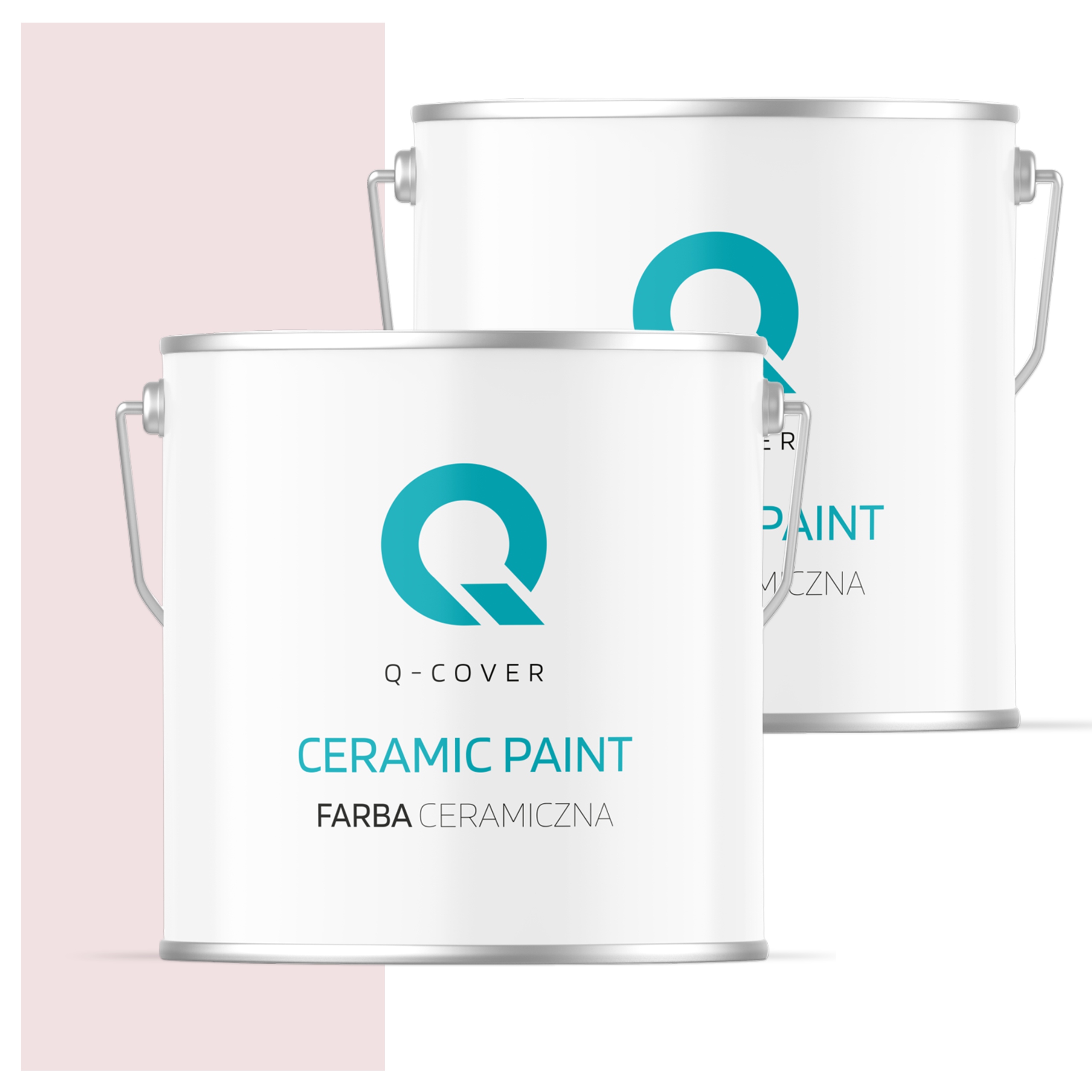 Keramická umývateľná farba na interiér 5L Hlboká matná biela ružová H3678