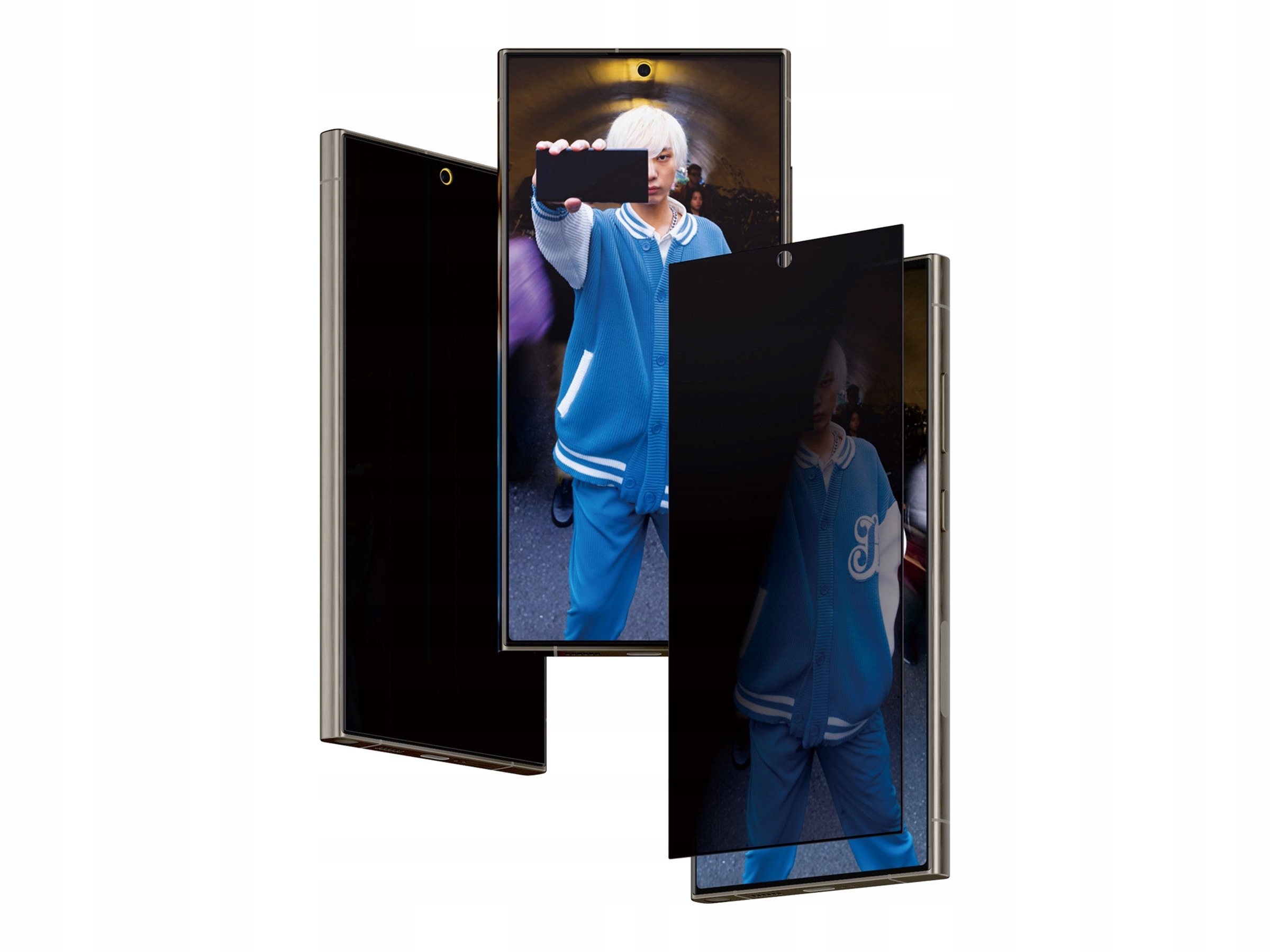 Black Transparent Samsung Galaxy S24 Ultra Polyethylene terephthalate (pet)