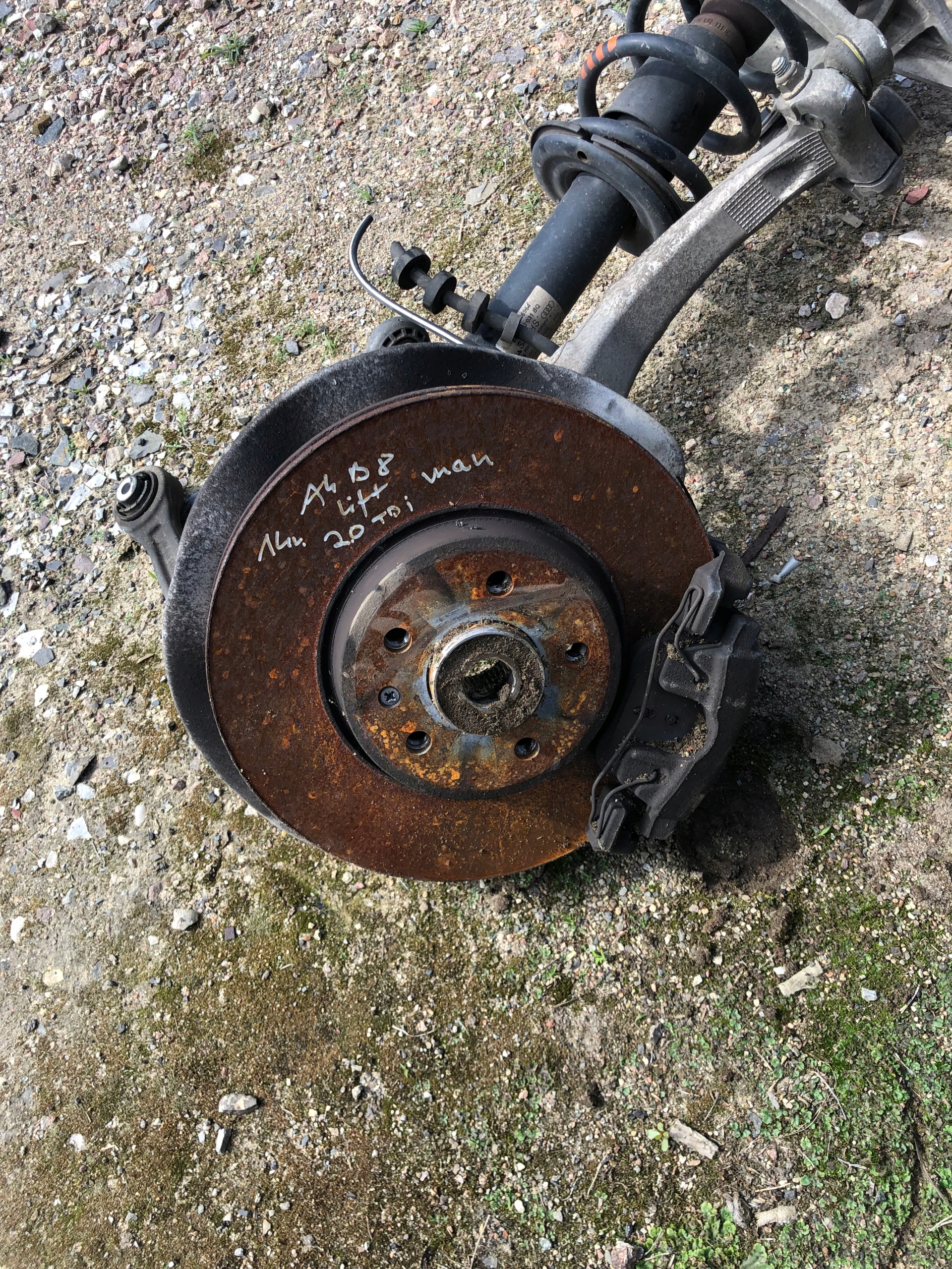 AUDI A4 B8 A5 Q5 LIFT complete sususpension swing left front 4G0407241D