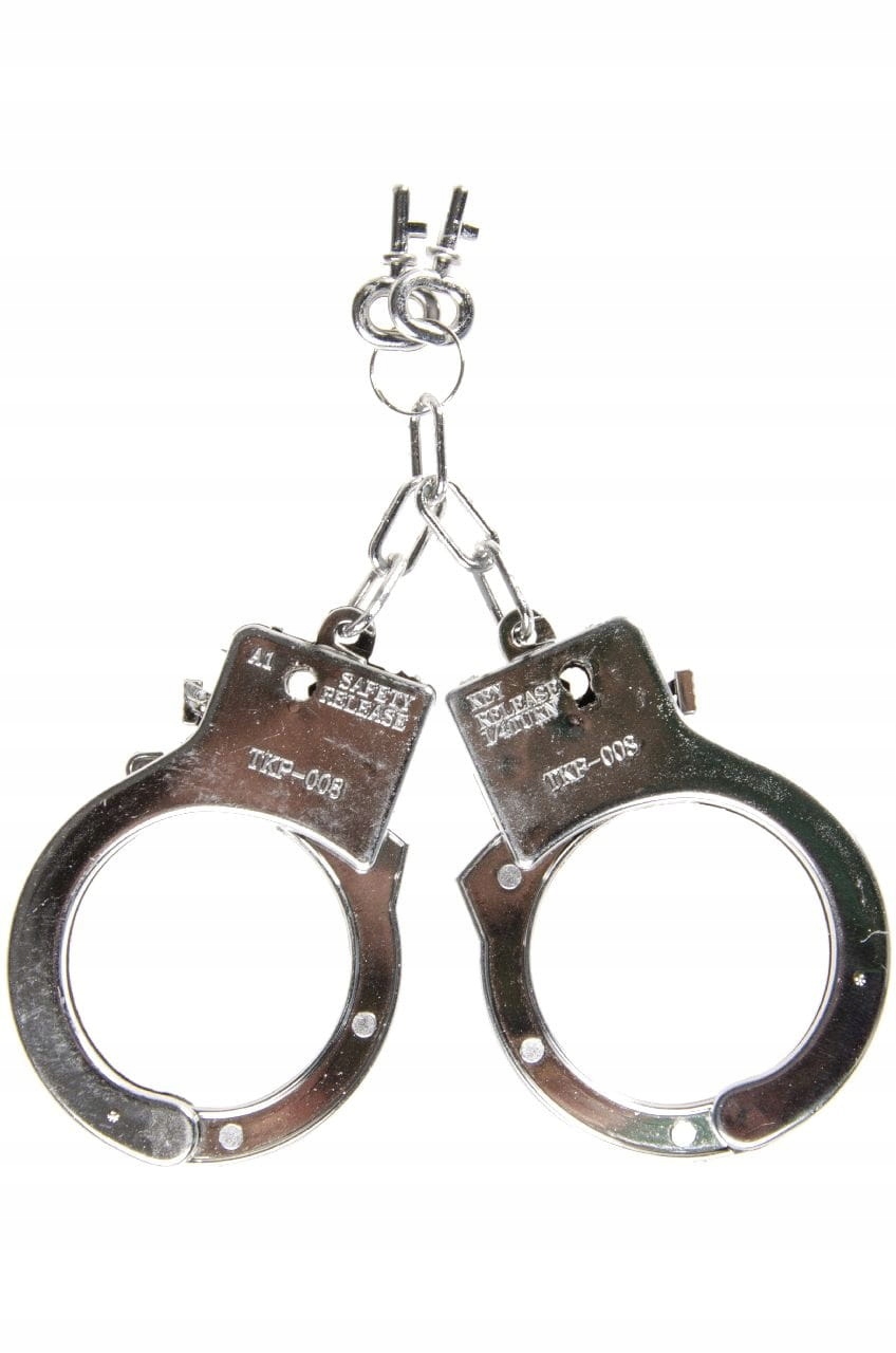 Zabawkowe kajdanki Policjanta do zabawy dla dzieci