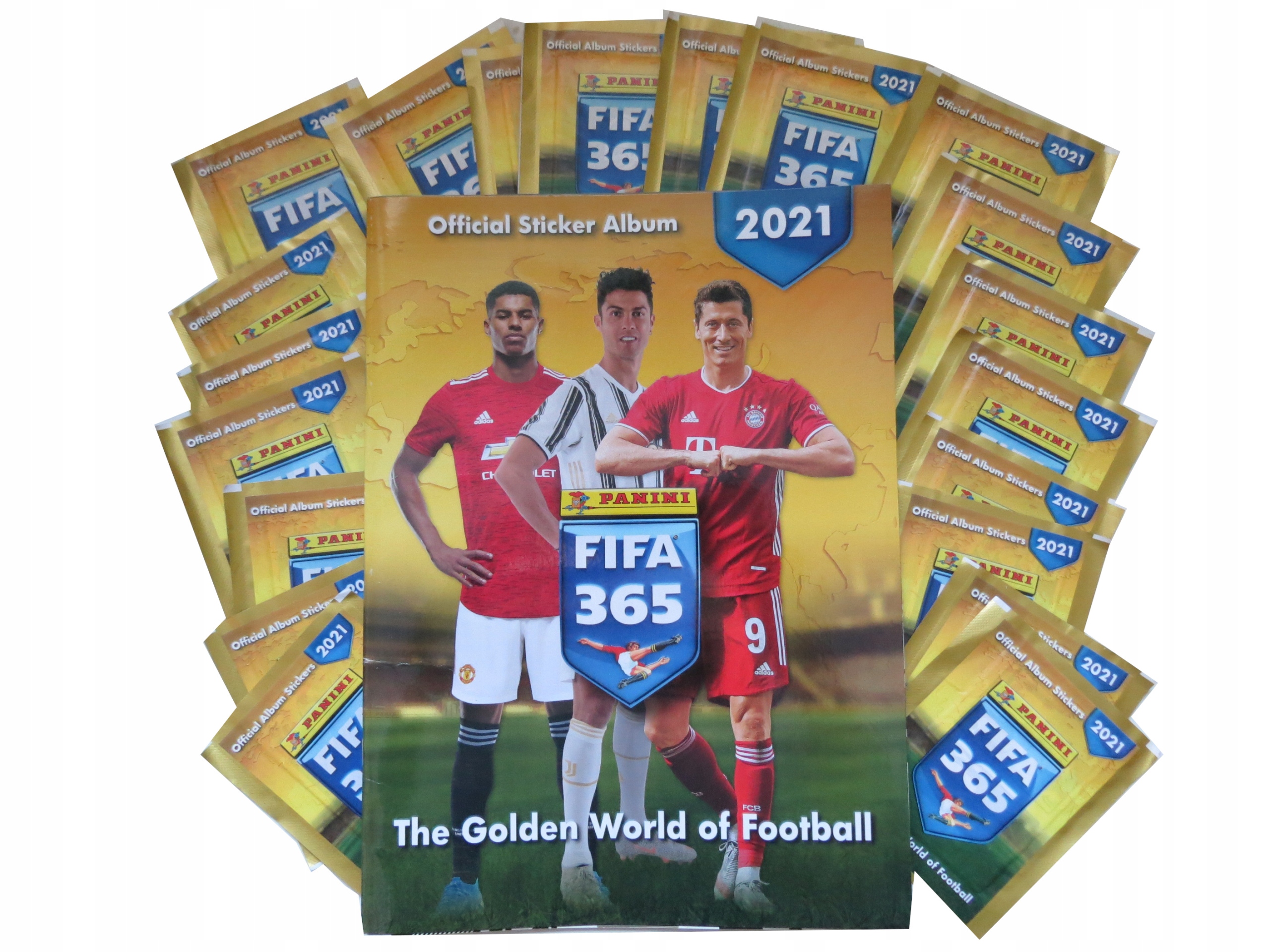 Panini Fifa 365 2021 Album 40 x Saszetki 200 szt. Naklejki Piłkarskie