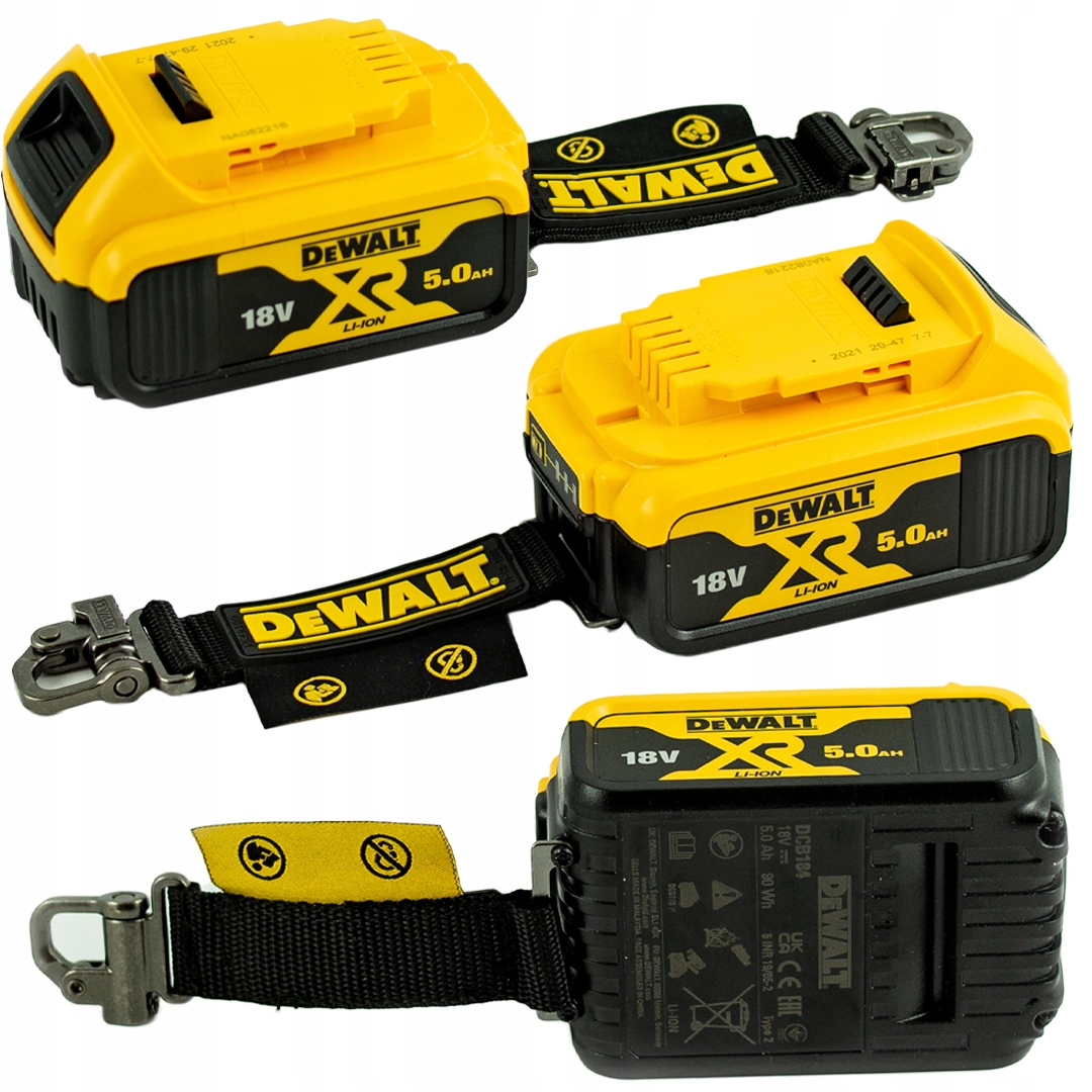 Akumulátor 18V Xr 5Ah s lankem DeWALT DCB184LR