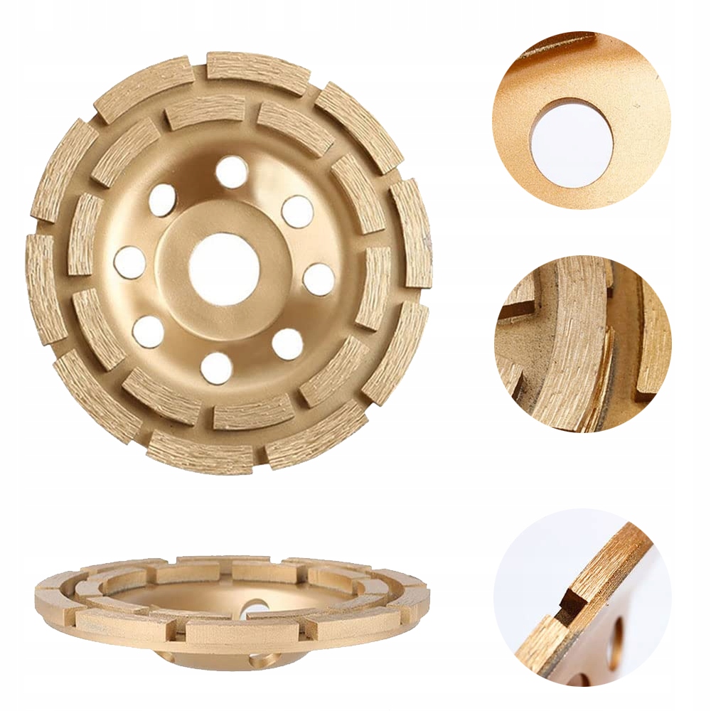 TARCZA ŚCIERNICA DWURZĘDOWA GARNKOWA BETON 125 MM