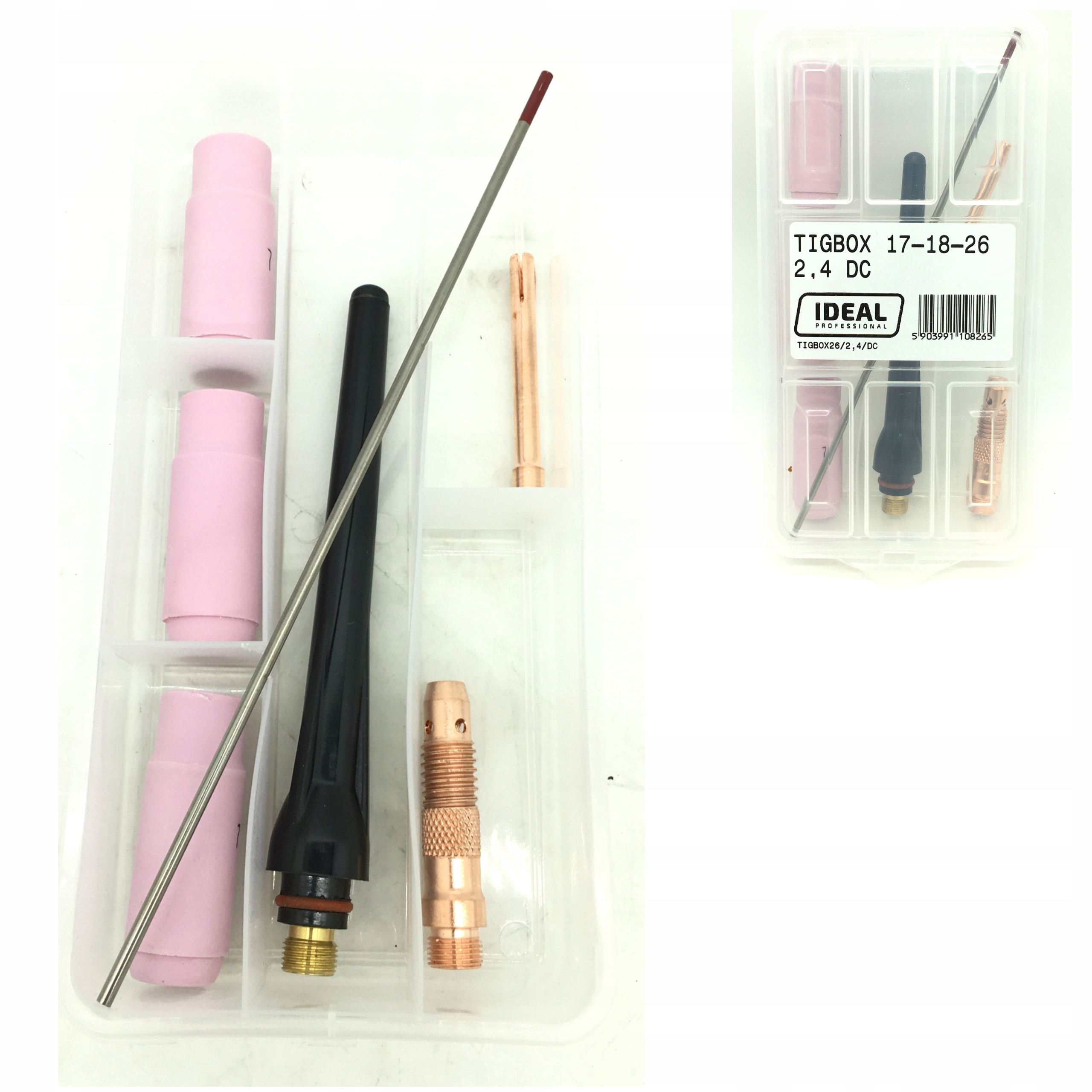 

Zestaw Startowy Tig Akcesoria Uchwyt 2,4 DC