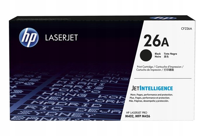 Toner Czarny Hp LaserJet Pro M402, M426 Mfp (26A CF226A)