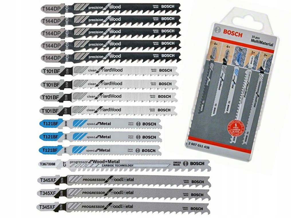 Bosch Pilový List T Sada Multimaterial 14+1 Ks