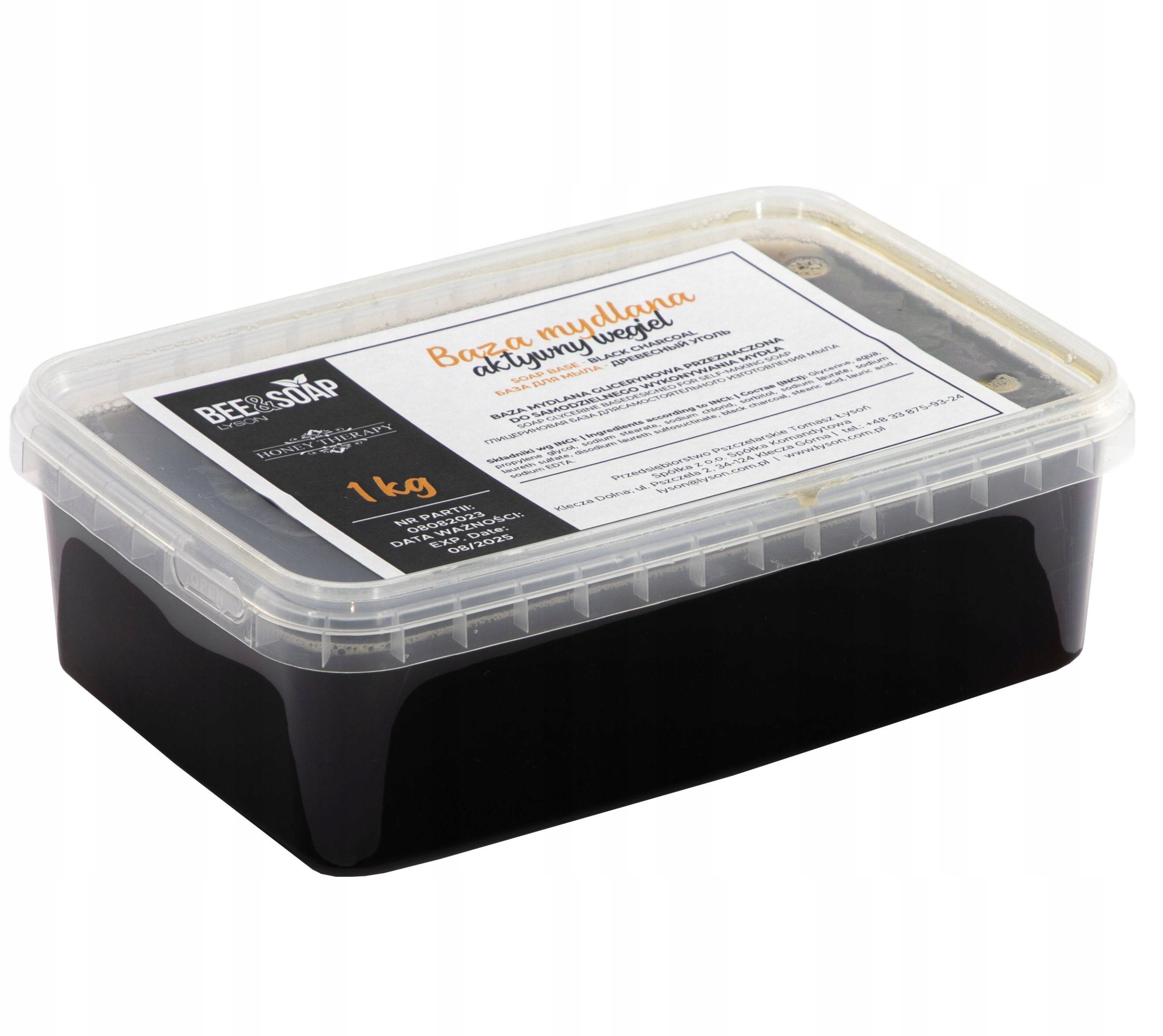 Báze mýdlová s aktivním uhlím1 kg