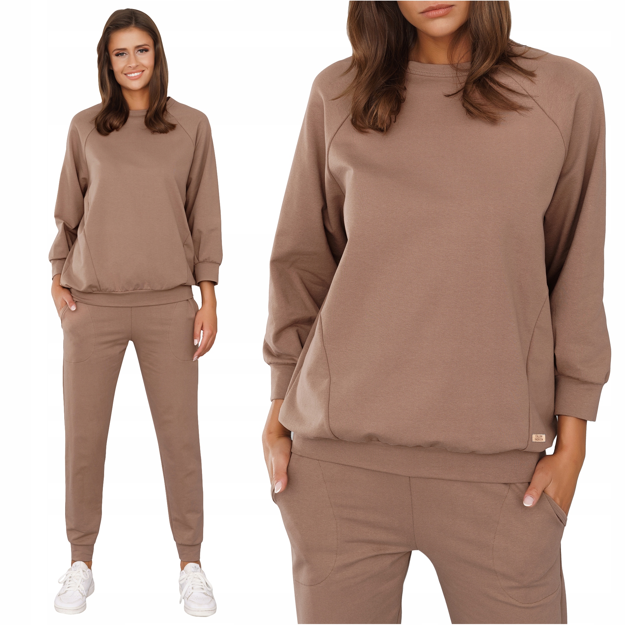 

Dres damski komplet Italian Fashion Alta camel S