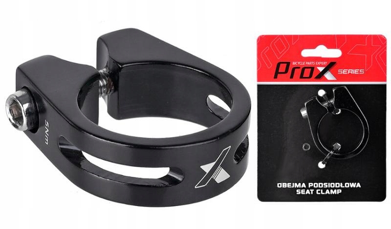 Obejma Prox imbus wytłaczana 34,9mm czarna
