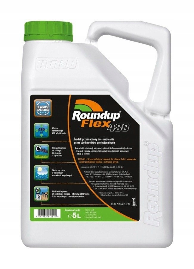 

Roundup Flex 480 5L Randap wszystkie chwasty perz