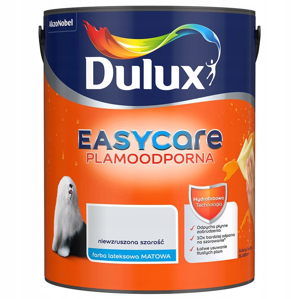 

Dulux EasyCare Farba Niewzruszona szarość 5L