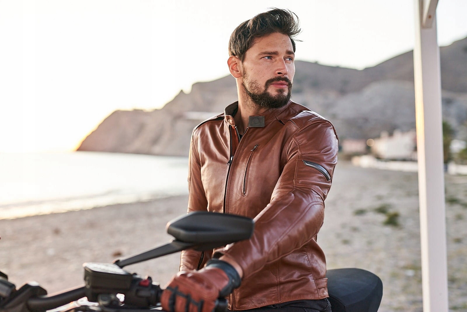 Kurtka motocyklowa Shima Hunter+ L skóra OSTATNIA Rozmiar L