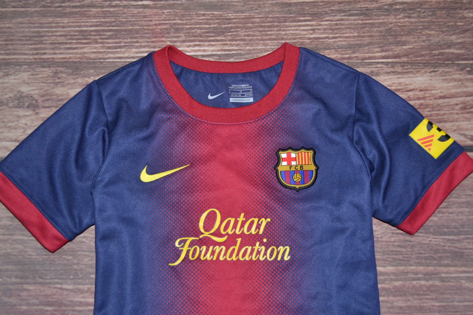 NIKE FC BARCELONA KOSZULKA HOME 2012/13 JR KIDS 116-122 CM EAN (GTIN) 886549552718